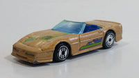 1993 Hot Wheels 25th Anniversary Custom Corvette Convertible Light Brown Die Cast Toy Car Vehicle