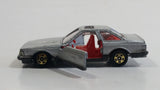 Vintage Tomy Tomica No. 5 Toyota Soarer 2800GT Silver Die Cast Toy Car Vehicle with Opening Doors and Sliding Sunroof Visor