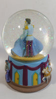 Enesco Disney Cinderella and Prince Charming Musical Snow Globe Plays "I Love You Truly"