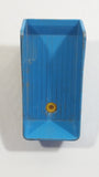 Vintage 1973 Lesney Matchbox Superfast Articulated Semi Tractor Truck Trailer No. 50 Blue Yellow Die Cast Toy Car Vehicle