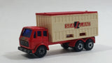 Vintage 1976 Lesney Matchbox Superfast No. 42 Mercedes Container Truck Red Sea Land Die Cast and Plastic Toy Car Vehicle