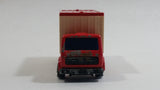 Vintage 1976 Lesney Matchbox Superfast No. 42 Mercedes Container Truck Red Sea Land Die Cast and Plastic Toy Car Vehicle