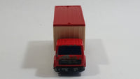 Vintage 1976 Lesney Matchbox Superfast No. 42 Mercedes Container Truck Red Sea Land Die Cast and Plastic Toy Car Vehicle