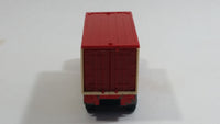 Vintage 1976 Lesney Matchbox Superfast No. 42 Mercedes Container Truck Red Sea Land Die Cast and Plastic Toy Car Vehicle