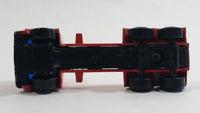 Vintage 1976 Lesney Matchbox Superfast No. 42 Mercedes Container Truck Red Sea Land Die Cast and Plastic Toy Car Vehicle