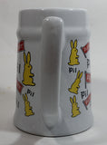 Pilsner Beer Bunny Rabbit Themed 5 1/2" Tall Stein Mug Breweriana Collectible Drinkware