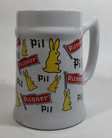 Pilsner Beer Bunny Rabbit Themed 5 1/2" Tall Stein Mug Breweriana Collectible Drinkware