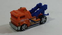 2019 Hot Wheels Heavy Hitcher Tow Truck Orange Plastic Body Die Cast Toy Car Vehicle