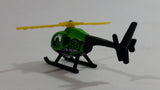 2017 Hot Wheels HW City Works Island Hopper Helicopter Green Black Die Cast Toy Aircraft Vehicle