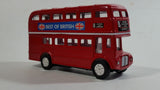 Best of British TC 35883 Route Master Double Decker Bus Red Pullback Friction Motorized Die Cast Toy Car Vehicle