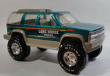 Hard to Find 1996 Nylint Chevrolet Tahoe Lone Horse Stables Truck and Trailer Emerald Green 1/18 Scale Pressed Steel and Plastic Toy Car Vehicle Set