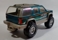 Hard to Find 1996 Nylint Chevrolet Tahoe Lone Horse Stables Truck and Trailer Emerald Green 1/18 Scale Pressed Steel and Plastic Toy Car Vehicle Set