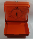 Vintage Mid Century Soehnle Orange Plastic Wall Hanging Scale