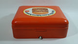 Vintage Mid Century Soehnle Orange Plastic Wall Hanging Scale