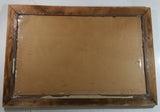 Vintage American Express "Assistant General Superintendent's Office" Large 21" x 30" Wood Framed Glass Mirror Advertisement