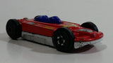 Vintage LTI White and Blue with Red and Blue Double Sided Die Cast Toy Race Flip Car Vehicle