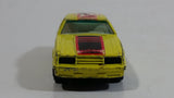 Yatming Ford Mustang Pace Car No. 1028 Yellow Die Cast Toy Muscle Race Car Vehicle