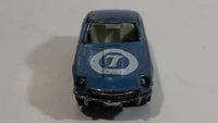 Vintage PlayArt Datsun 240Z Light Blue 7 Die Cast Toy Car Vehicle - Hong Kong