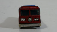 1982 Hot Wheels Fire Eater Red Fire Truck Die Cast Toy Car Vehicle - BW - Blue Lights - Hong Kong