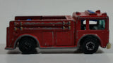 1982 Hot Wheels Fire Eater Red Fire Truck Die Cast Toy Car Vehicle - BW - Blue Lights - Hong Kong