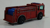 1982 Hot Wheels Fire Eater Red Fire Truck Die Cast Toy Car Vehicle - BW - Blue Lights - Hong Kong