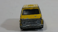 Vintage 1977 Hot Wheels Super Van Paramedic Yellow Die Cast Toy Car Vehicle BW - Hong Kong