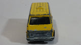 Vintage 1977 Hot Wheels Super Van Paramedic Yellow Die Cast Toy Car Vehicle BW - Hong Kong