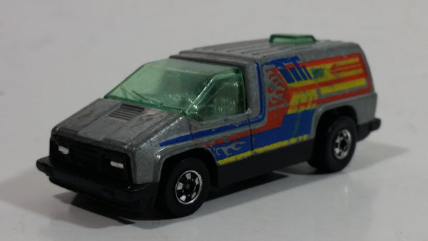 Vintage 1979 Hot Wheels Inside Story Van Gray Die Cast Toy Car Vehicle - Hong Kong