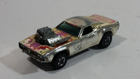 Vintage 1977 Hot Wheels Rodger Dodger Gold Chrome Die Cast Toy Muscle Car Vehicle Hong Kong