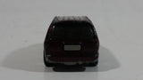 1998 Hot Wheels First Editions Dodge Caravan Van Dark Red Burgundy Die Cast Toy Car Vehicle