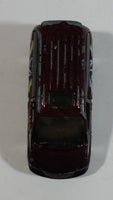 1998 Hot Wheels First Editions Dodge Caravan Van Dark Red Burgundy Die Cast Toy Car Vehicle