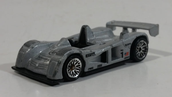 2001 Hot Wheels First Editions Cadillac LMP #2 Grey Die Cast Toy Race Car Vehicle