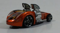 2006 Hot Wheels Big Blocks Twin Mill Hardnoze Metallic Orange Die Cast Toy Race Car Vehicle