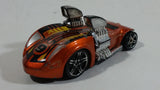 2006 Hot Wheels Big Blocks Twin Mill Hardnoze Metallic Orange Die Cast Toy Race Car Vehicle