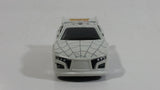 2011 Maisto Marvel Spider Sense Spider-Man Street Speeder White Die Cast Toy Car Vehicle