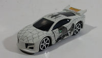 2011 Maisto Marvel Spider Sense Spider-Man Street Speeder White Die Cast Toy Car Vehicle