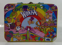 Willy Wonka's Candy Factory Embossed Tin Metal Lunch Box