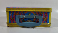 Willy Wonka's Candy Factory Embossed Tin Metal Lunch Box