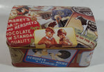 1999 Hershey's Milk Chocolate Kisses Advertising Tin Metal Hinged Container