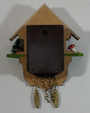 Vintage Bavarian Chalet Lodge Style Miniature Plastic Cuckoo Clock Made in Germany