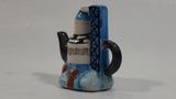 Vintage Red Rose Tea 1961 Space Shuttle Shaped Miniature Teapot Ornament