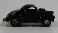 1998 Johnny Lightning Playing Mantis NHRA '41 Willy's Pro Stock Moon Eyes Black Die Cast Toy Race Car Hot Rod Vehicle P-349