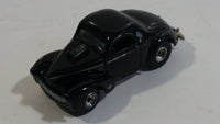 1998 Johnny Lightning Playing Mantis NHRA '41 Willy's Pro Stock Moon Eyes Black Die Cast Toy Race Car Hot Rod Vehicle P-349