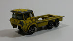 Vintage Unknown Brand Yellow Truck Die Cast Toy Car Vehicle