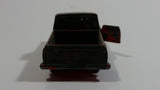 Vintage Lesney Jeep Gladiator Red Painted Army Green Truck Die Cast Toy Car Vehicle Missing Driver Side Door