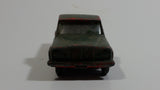 Vintage Lesney Jeep Gladiator Red Painted Army Green Truck Die Cast Toy Car Vehicle Missing Driver Side Door