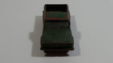 Vintage Lesney Jeep Gladiator Red Painted Army Green Truck Die Cast Toy Car Vehicle Missing Driver Side Door
