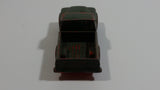 Vintage Lesney Jeep Gladiator Red Painted Army Green Truck Die Cast Toy Car Vehicle Missing Driver Side Door