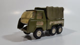 Vintage Buddy L Military Truck Army Green Pressed Steel Toy Car Vehicle Busted Up