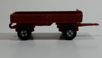 Vintage Lesney Matchbox Series Mercedes Trailer Red Die Cast Toy Car Vehicle